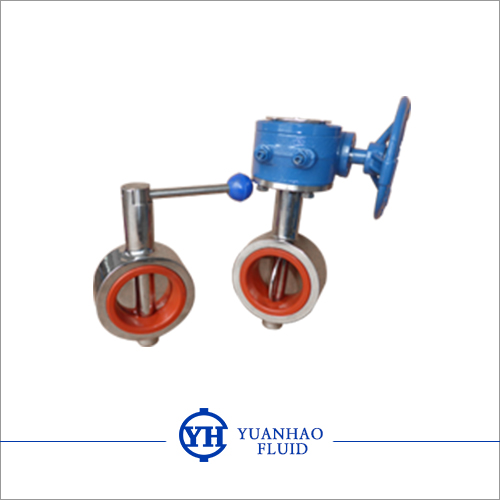 卫生级涡轮蝶阀  Sanitary turbine butterfly valve