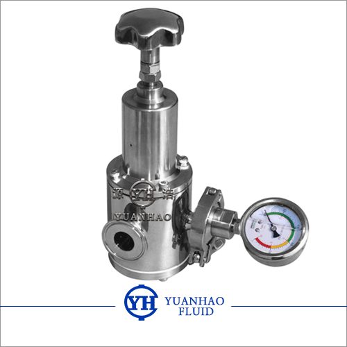 卫生级快装减压阀  316L不锈钢制药快装减压阀 Sanitary clamp pressure reducing valve